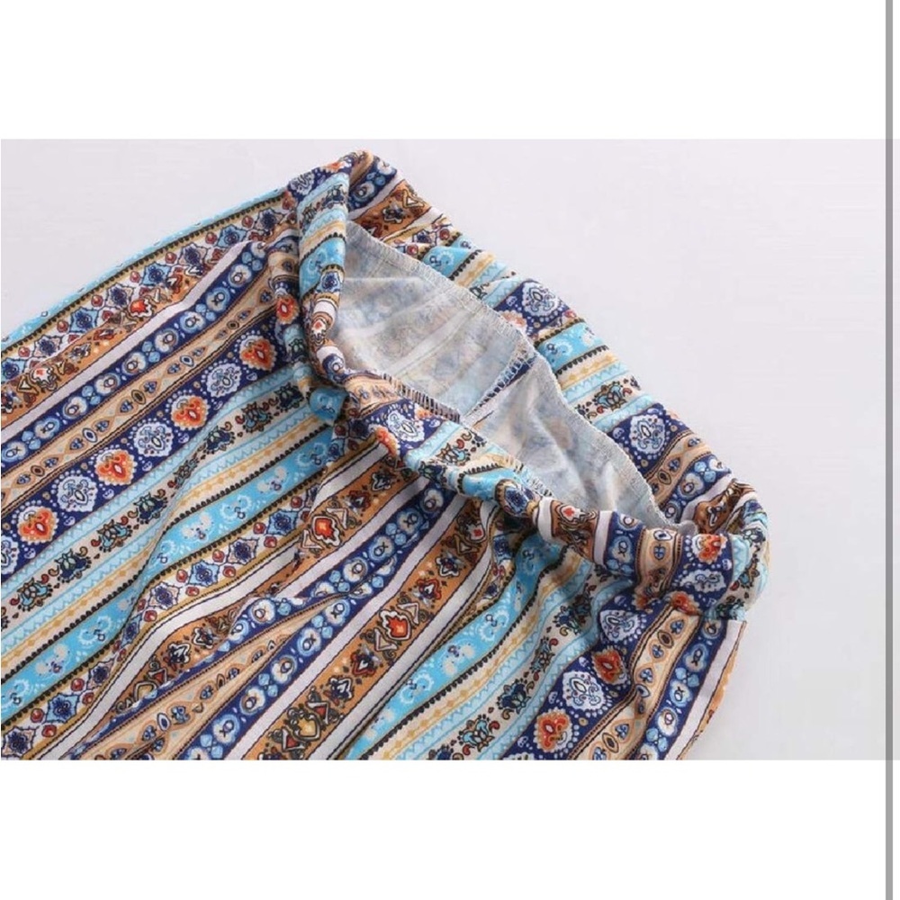 Stretch flare palazzo pants - Picture 6 of 7